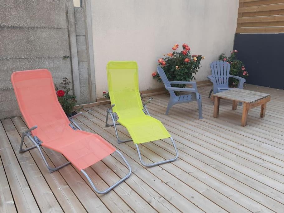 Mer - Gîte entièrement neuf à 100 mètres de la plage Wimereux Exterior foto